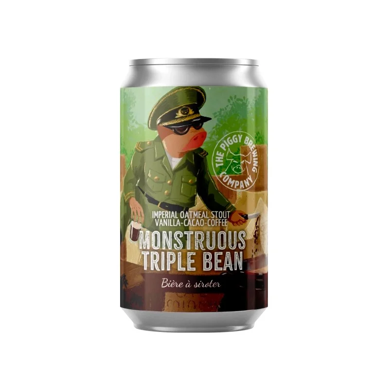 Bière Piggy Monstruous Triple Bean IOS Vanilla... - 33 cl