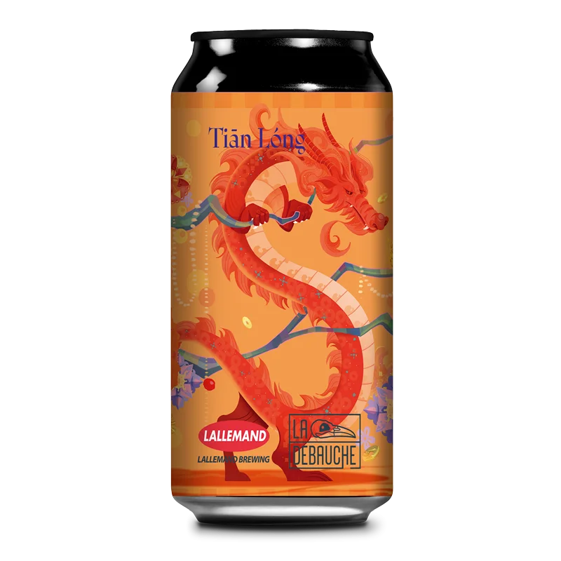 Bière La Débauche Tian Long Double NEIPA &... - 44 cl