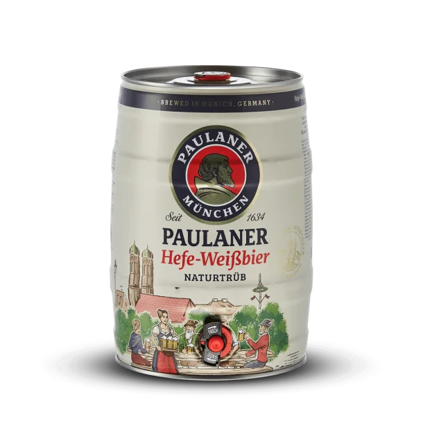 Mini Fut Paulaner Weissbier Naturtrub 5 l