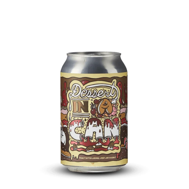 Dessert In A Can Peanut Butter Caramel Crisp Jam Doughnut 33cl