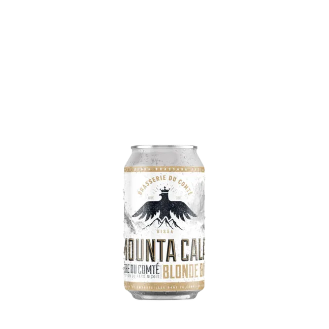 Bière blonde bio Mounta Cala boîte
